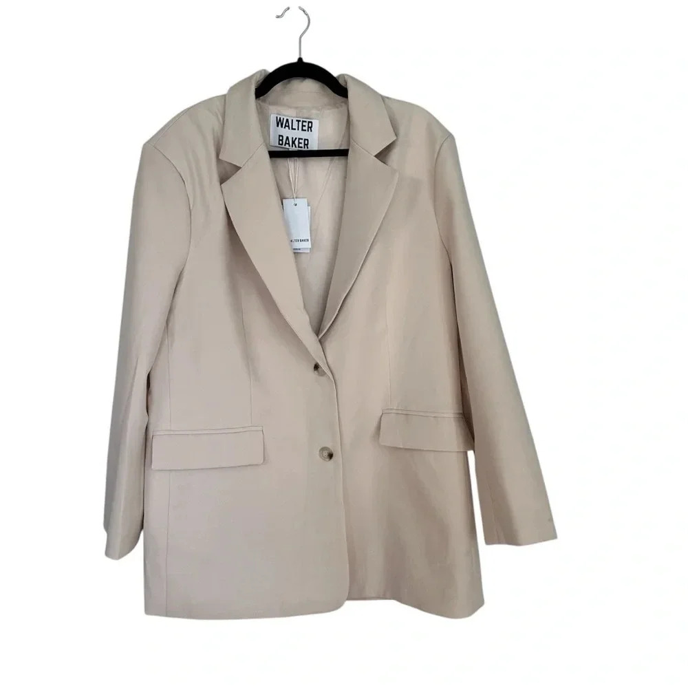 Walter Baker Light Beige Tailored Blazer